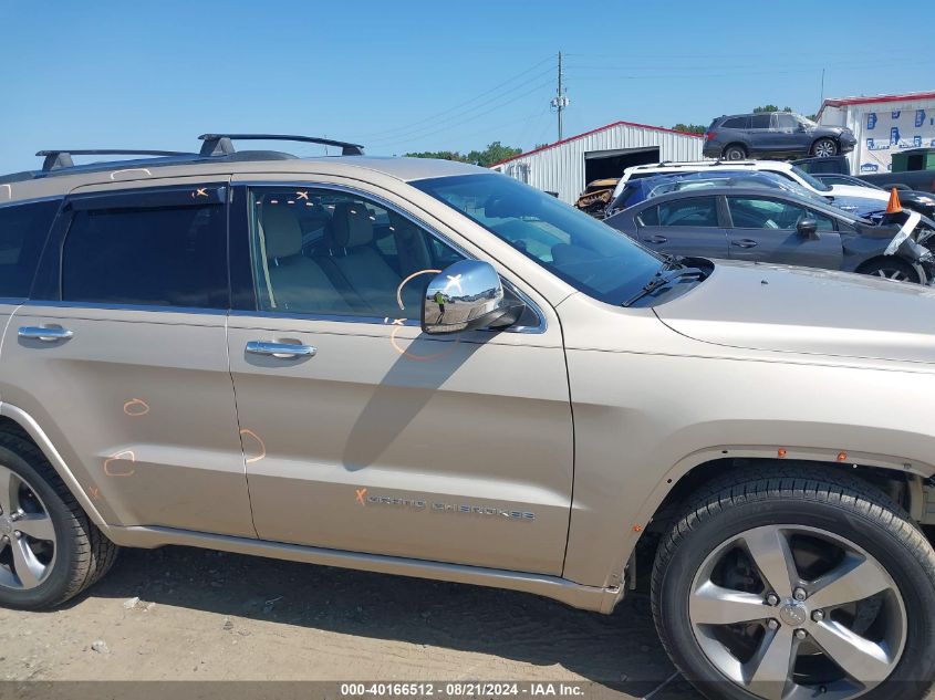 2014 Jeep Grand Cherokee Overland VIN: 1C4RJECG7EC216802 Lot: 40166512