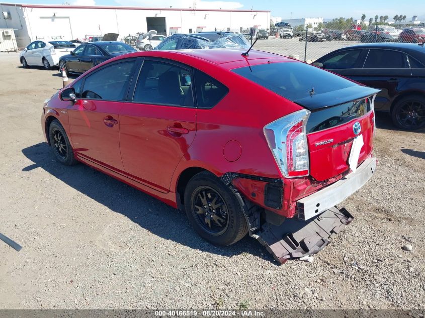 2015 Toyota Prius Two VIN: JTDKN3DU5F1974276 Lot: 40166519