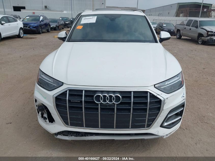 2023 Audi Q5 Premium Plus 40 Tfsi Quattro S Tronic VIN: WA1BBAFY1P2193497 Lot: 40166627