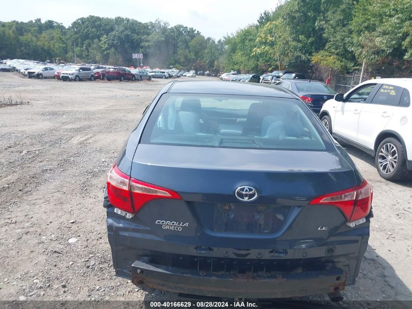 2017 Toyota Corolla Le VIN: 2T1BURHE5HC877330 Lot: 40166629