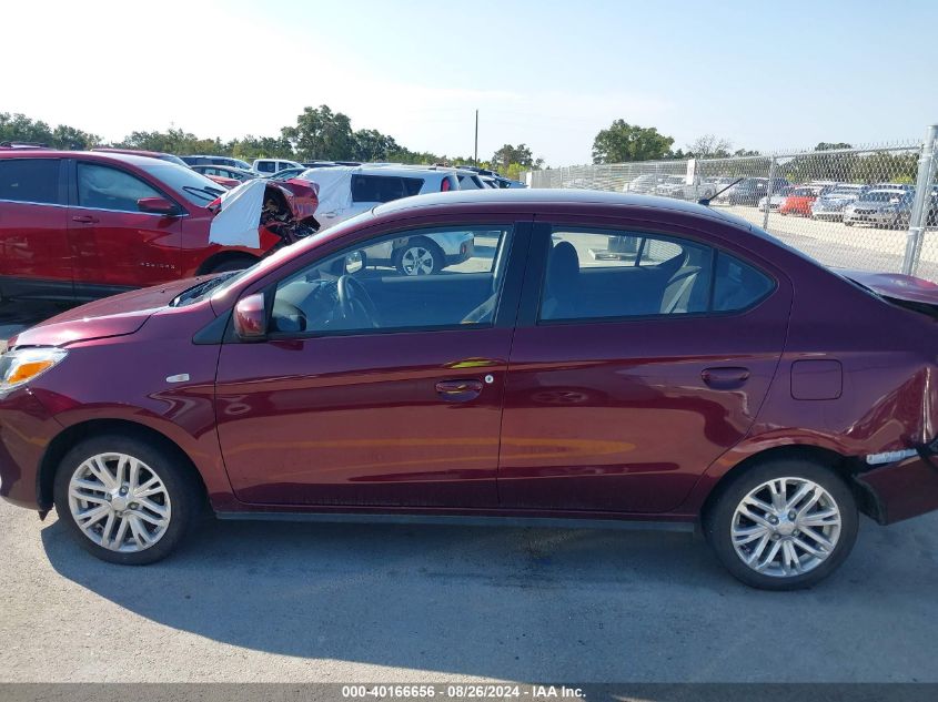 2023 Mitsubishi Mirage G4 Le VIN: ML32FUFJ1PHF05237 Lot: 40166656