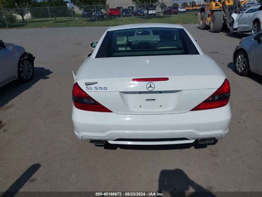 WDBSK71F99F145478 2009 Mercedes-Benz Sl 550