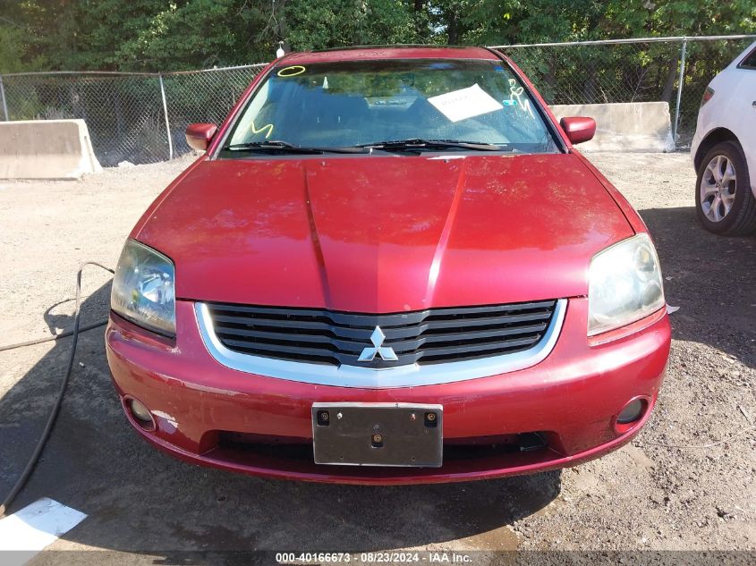 4A3AB36F67E051010 2007 Mitsubishi Galant Es/Se