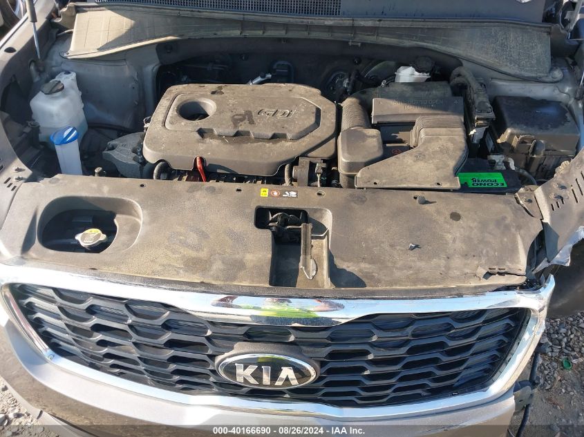 2019 Kia Sorento 2.4L L VIN: 5XYPG4A38KG490856 Lot: 40166690