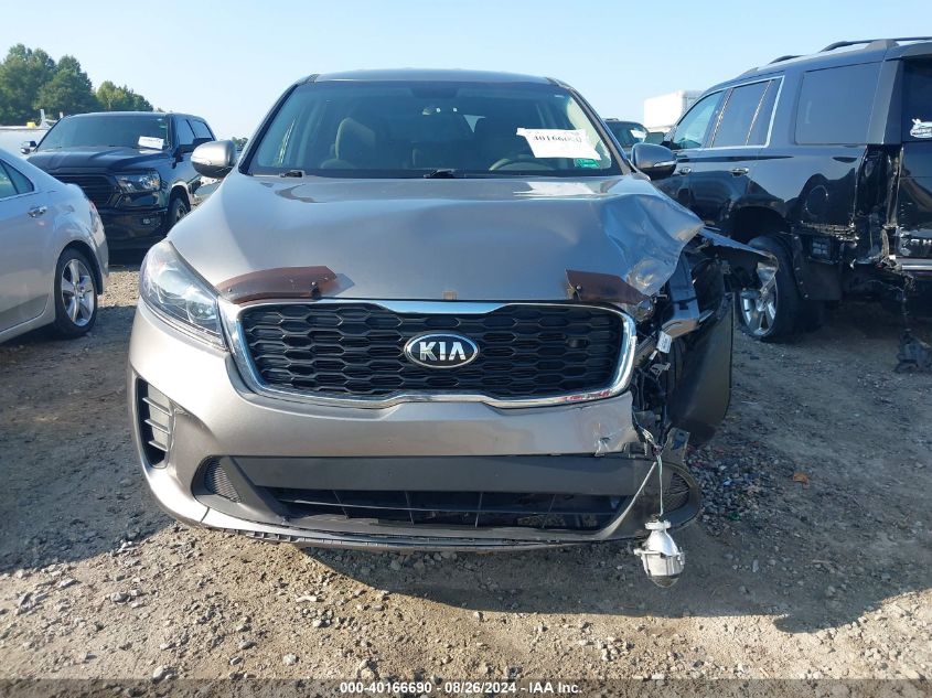 2019 Kia Sorento 2.4L L VIN: 5XYPG4A38KG490856 Lot: 40166690