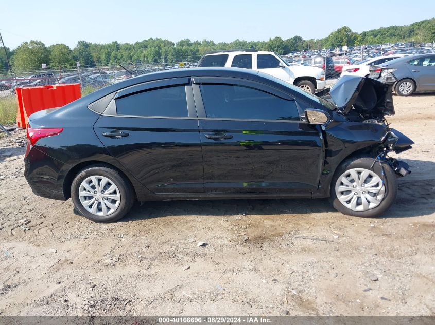 2022 Hyundai Accent Se VIN: 3KPC24A61NE178399 Lot: 40166696