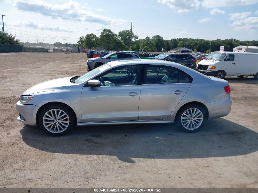 2011 Volkswagen Jetta 2.5L Sel VIN: 3VWLX7AJ6BM343840 Lot: 40166821