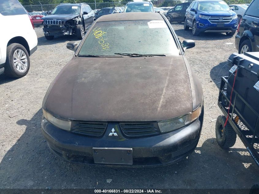 2003 Mitsubishi Galant De VIN: 4A3AA36GX3E090835 Lot: 40166831