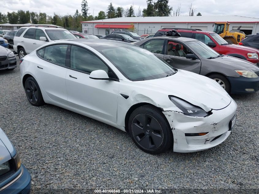 2021 TESLA MODEL 3 STANDARD RANGE PLUS REAR-WHEEL DRIVE - 5YJ3E1EA0MF929831