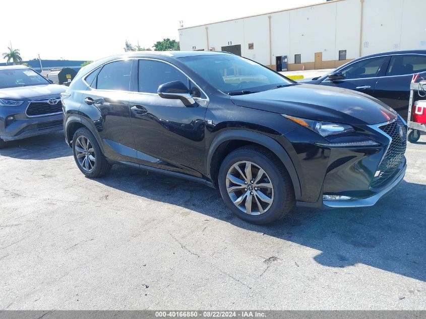 2017 Lexus Nx 200T F Sport VIN: JTJYARBZXH2070909 Lot: 40166850