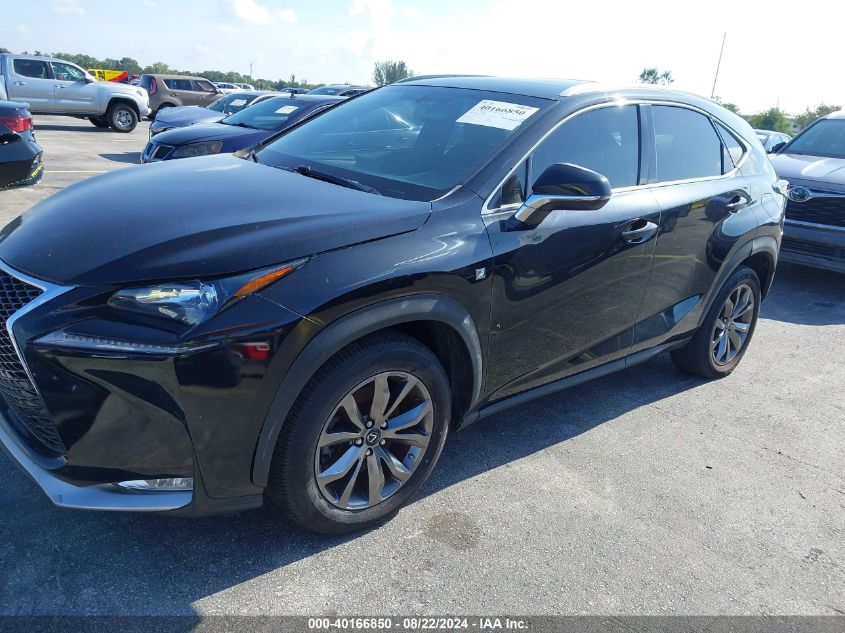 2017 Lexus Nx 200T F Sport VIN: JTJYARBZXH2070909 Lot: 40166850