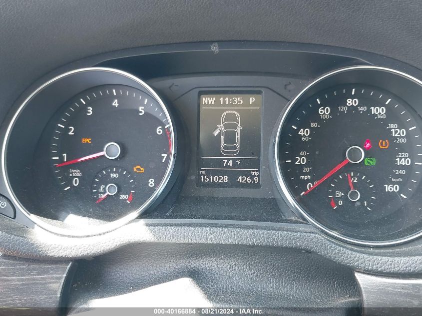 2016 Volkswagen Passat 1.8T Se VIN: 1VWBT7A31GC034827 Lot: 40166884