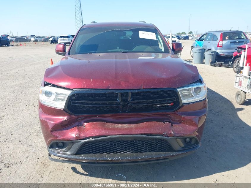 2018 Dodge Durango Sxt Rwd VIN: 1C4RDHAG1JC290500 Lot: 40166951