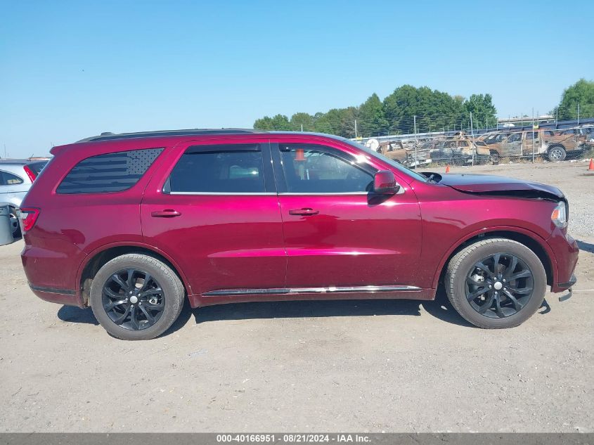 2018 Dodge Durango Sxt Rwd VIN: 1C4RDHAG1JC290500 Lot: 40166951