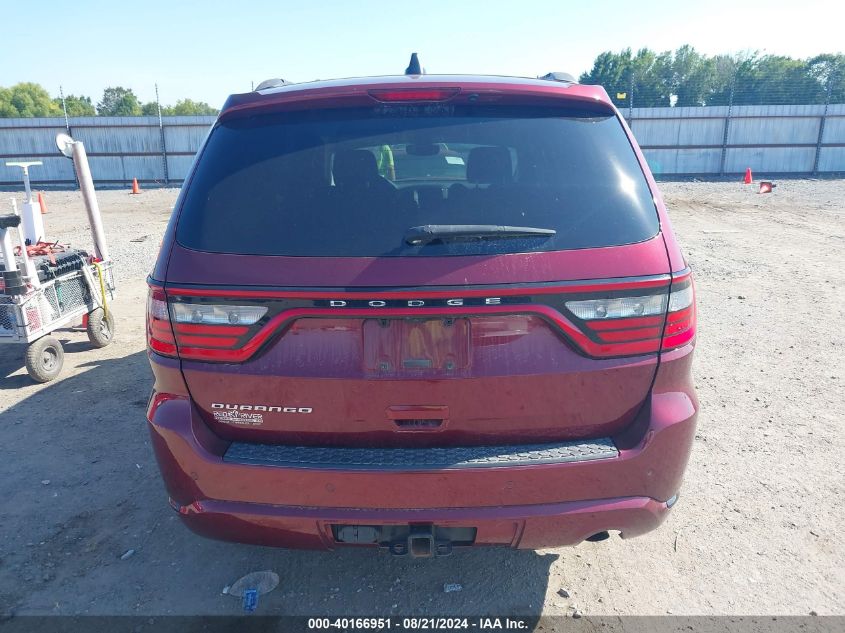 2018 Dodge Durango Sxt Rwd VIN: 1C4RDHAG1JC290500 Lot: 40166951