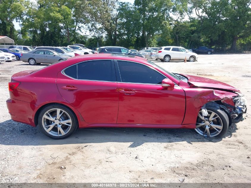 2009 Lexus Is 250 VIN: JTHBK262395086457 Lot: 40166975