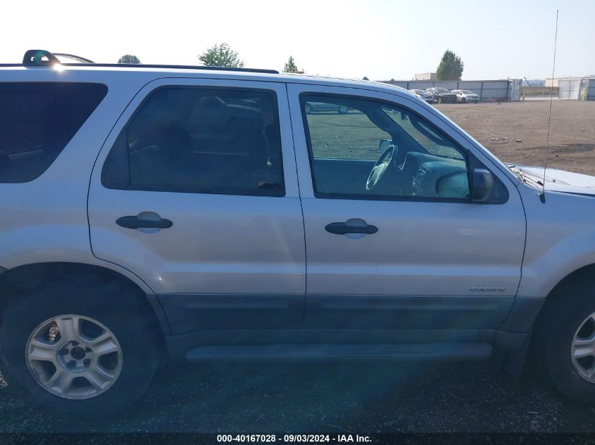 2002 Ford Escape Xls VIN: 1FMYU02B52KA38722 Lot: 40167028