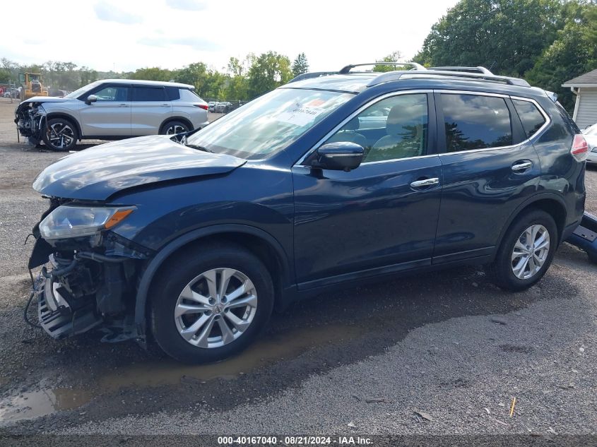 2015 Nissan Rogue Sv VIN: 5N1AT2MV5FC880564 Lot: 40167040