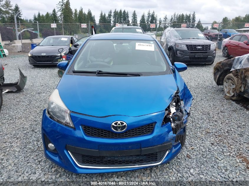 2013 Toyota Yaris Se VIN: JTDKTUD33DD572786 Lot: 40167048