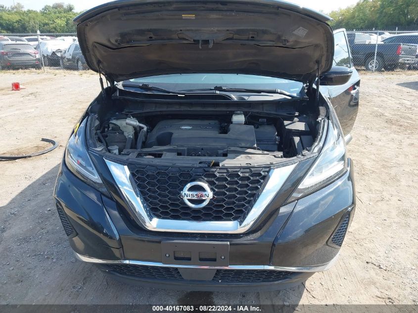 2020 Nissan Murano S Fwd VIN: 5N1AZ2AJ4LN102031 Lot: 40167083