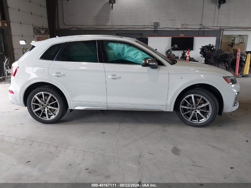 2021 Audi Sq5 Premium Plus Tfsi Quattro Tiptronic VIN: WA1B4AFY0M2025890 Lot: 40167111