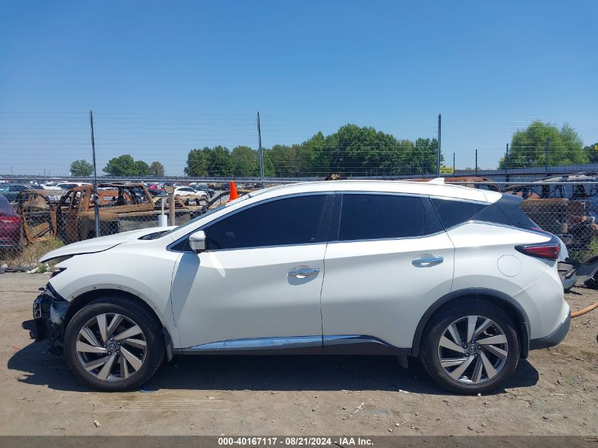 2019 Nissan Murano Sl VIN: 5N1AZ2MJXKN160526 Lot: 40167117