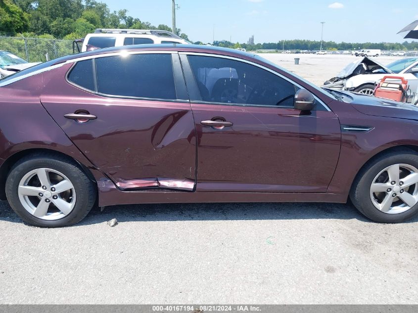 2011 Kia Optima Lx VIN: KNAGM4A70B5182629 Lot: 40167194