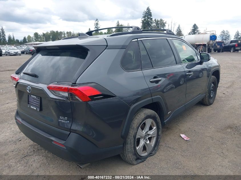 2020 Toyota Rav4 Hybrid Xle VIN: JTMRWRFV4LD546813 Lot: 40167232