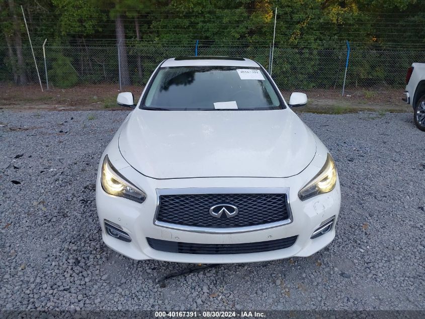 2016 Infiniti Q50 3.0T Premium VIN: JN1EV7ARXGM340081 Lot: 40167391