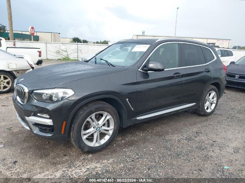 VIN 5UXTR7C57KLF26308 2019 BMW X3, Sdrive30I no.2