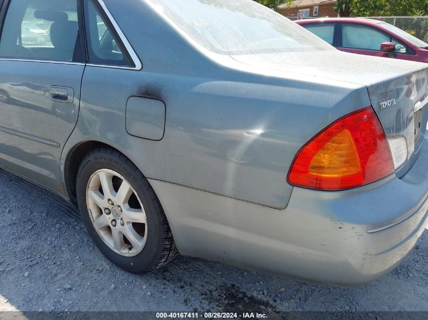 2002 Toyota Avalon Xls VIN: 4T1BF28B52U250267 Lot: 40167411