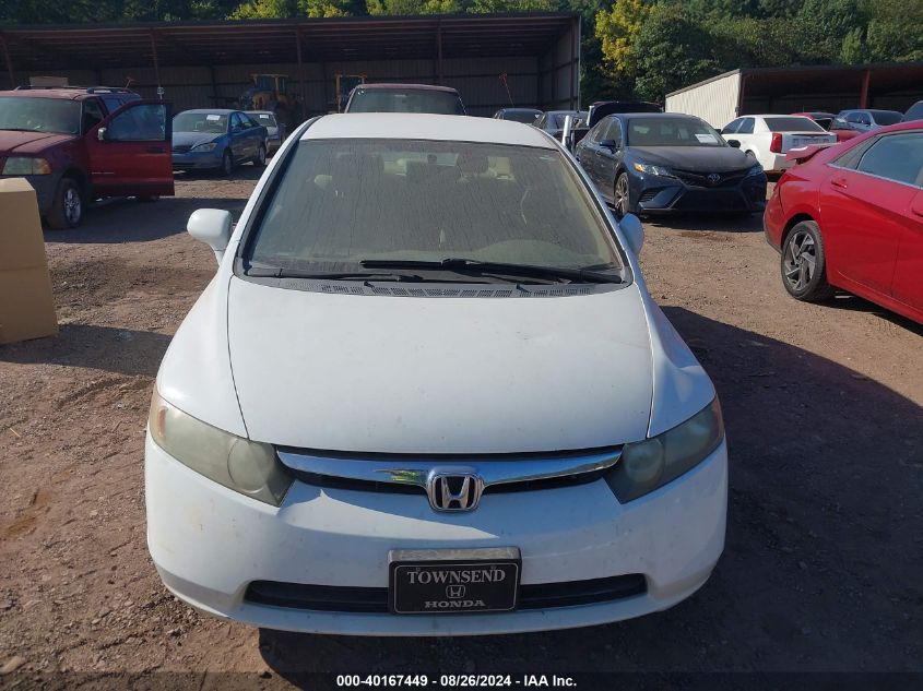 2008 Honda Civic Lx VIN: 2HGFA16588H347424 Lot: 40167449