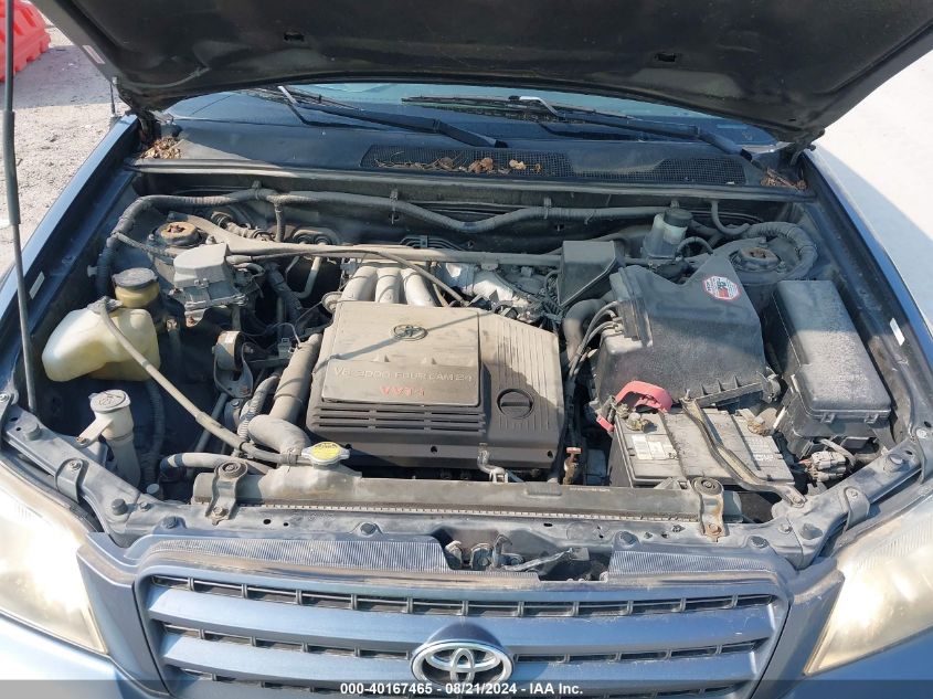 2002 Toyota Highlander Limited VIN: JTEGF21A320028602 Lot: 40167465