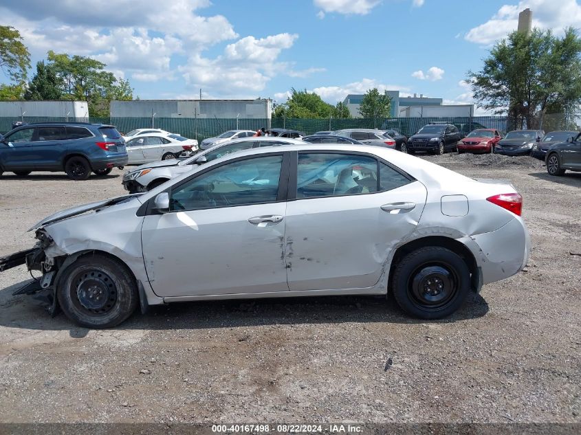 2019 Toyota Corolla Le VIN: 2T1BURHE1KC219012 Lot: 40167498