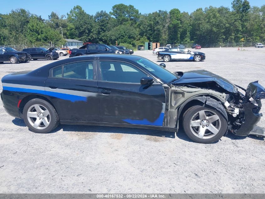 2018 Dodge Charger Police Rwd VIN: 2C3CDXAT2JH339850 Lot: 40167532