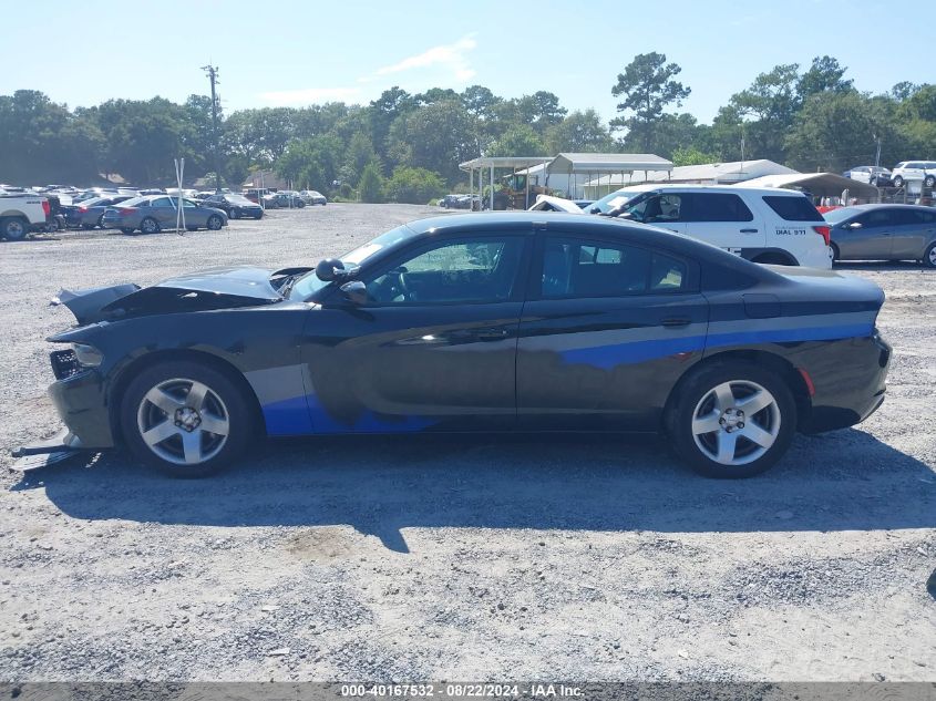 2018 Dodge Charger Police Rwd VIN: 2C3CDXAT2JH339850 Lot: 40167532