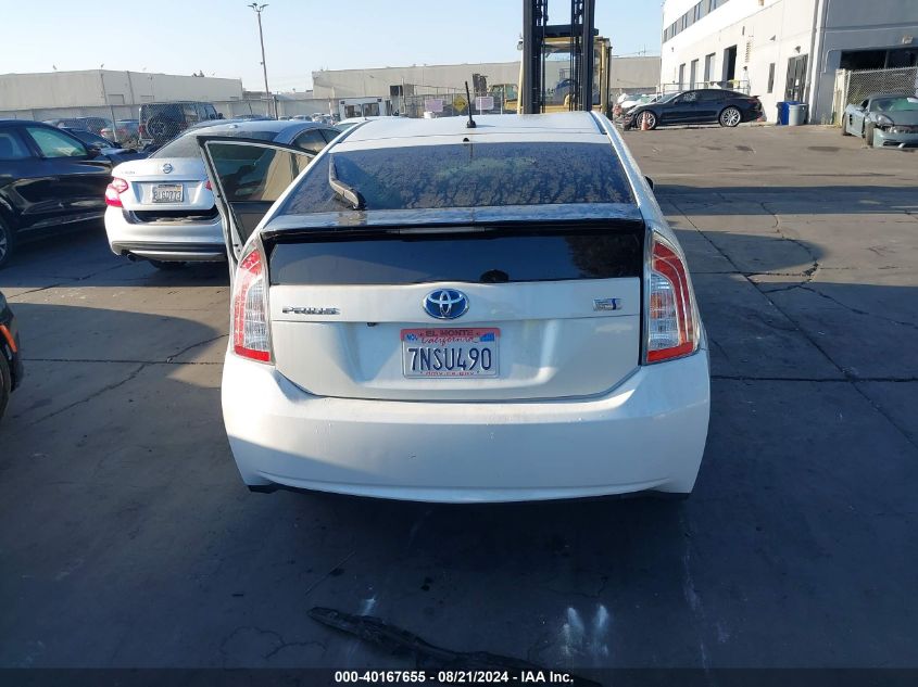 2015 Toyota Prius VIN: JTDKN3DU7F1995422 Lot: 40167655