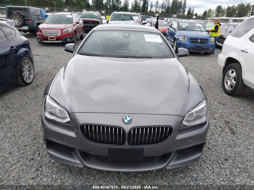 2014 BMW 650I Gran Coupe xDrive VIN: WBA6B4C53ED371475 Lot: 40167674