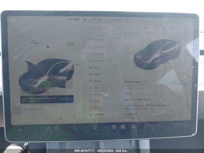 2024 Tesla Model Y VIN: 7SAYGDEE0RF125799 Lot: 40167717