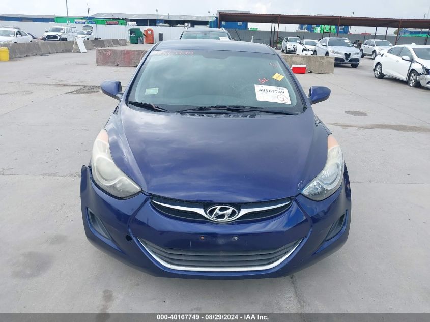 2013 Hyundai Elantra Gls VIN: 5NPDH4AE5DH153168 Lot: 40167749