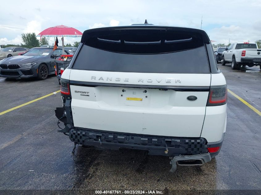 2019 Land Rover Range Rover Sport Se VIN: SALWG2RV6KA830262 Lot: 40167761