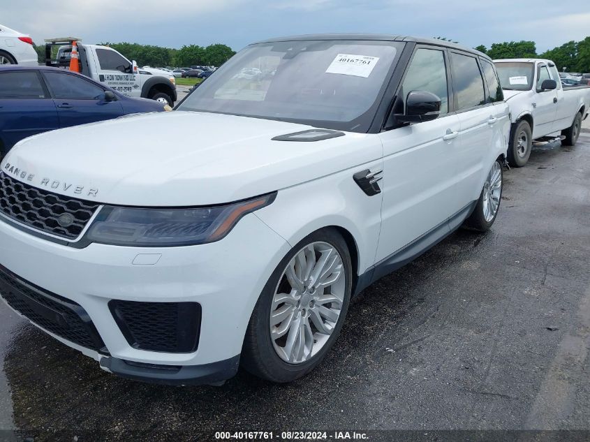 2019 Land Rover Range Rover Sport Se VIN: SALWG2RV6KA830262 Lot: 40167761