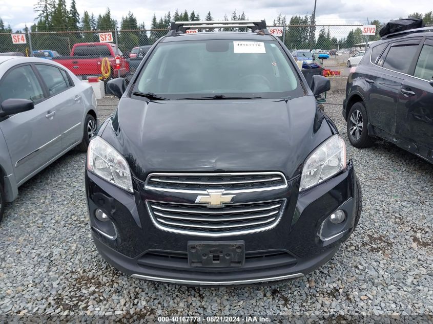 2015 Chevrolet Trax Ltz VIN: KL7CJTSB2FB068675 Lot: 40167778