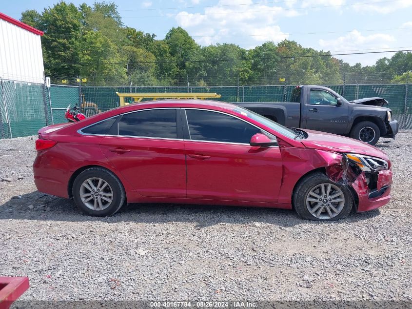 2016 Hyundai Sonata Se VIN: 5NPE24AF6GH261334 Lot: 40167784