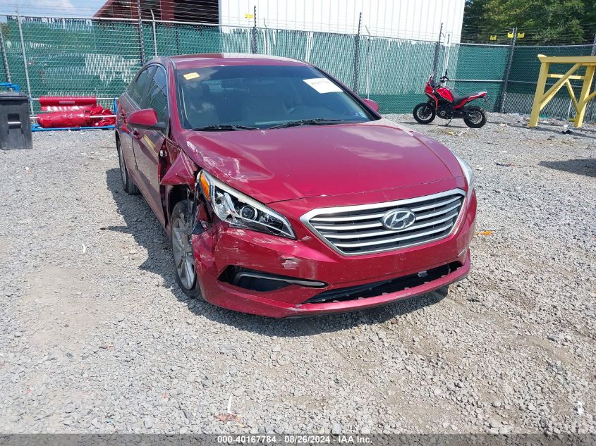 2016 Hyundai Sonata Se VIN: 5NPE24AF6GH261334 Lot: 40167784