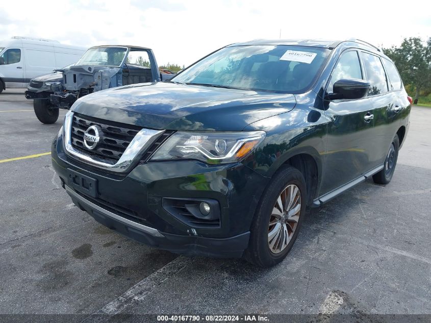 2019 Nissan Pathfinder Sv VIN: 5N1DR2MMXKC578393 Lot: 40167790