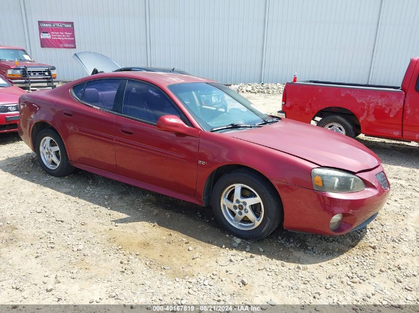 2004 Pontiac Grand Prix Gt2 VIN: 2G2WS522X41342229 Lot: 40167819