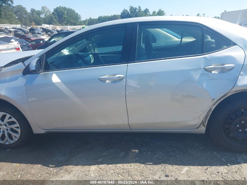 2019 Toyota Corolla Le VIN: 5YFBURHE8KP873585 Lot: 40167848