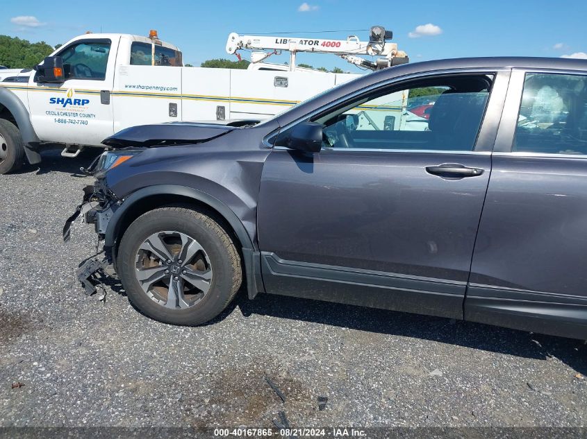 2021 Honda Cr-V Awd Lx VIN: 2HKRW2H22MH652554 Lot: 40167865