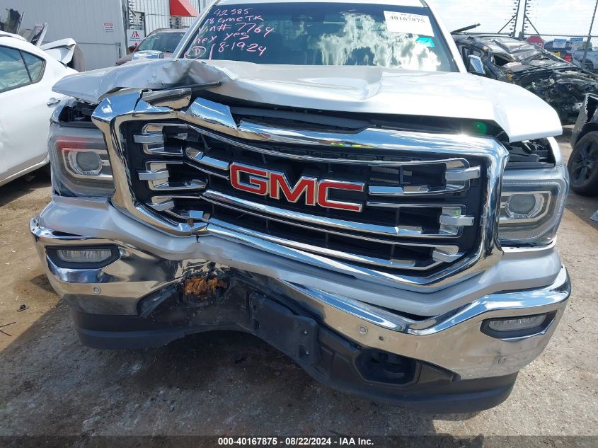 2018 GMC Sierra 1500 Slt VIN: 3GTU2NEC4JG587764 Lot: 40167875